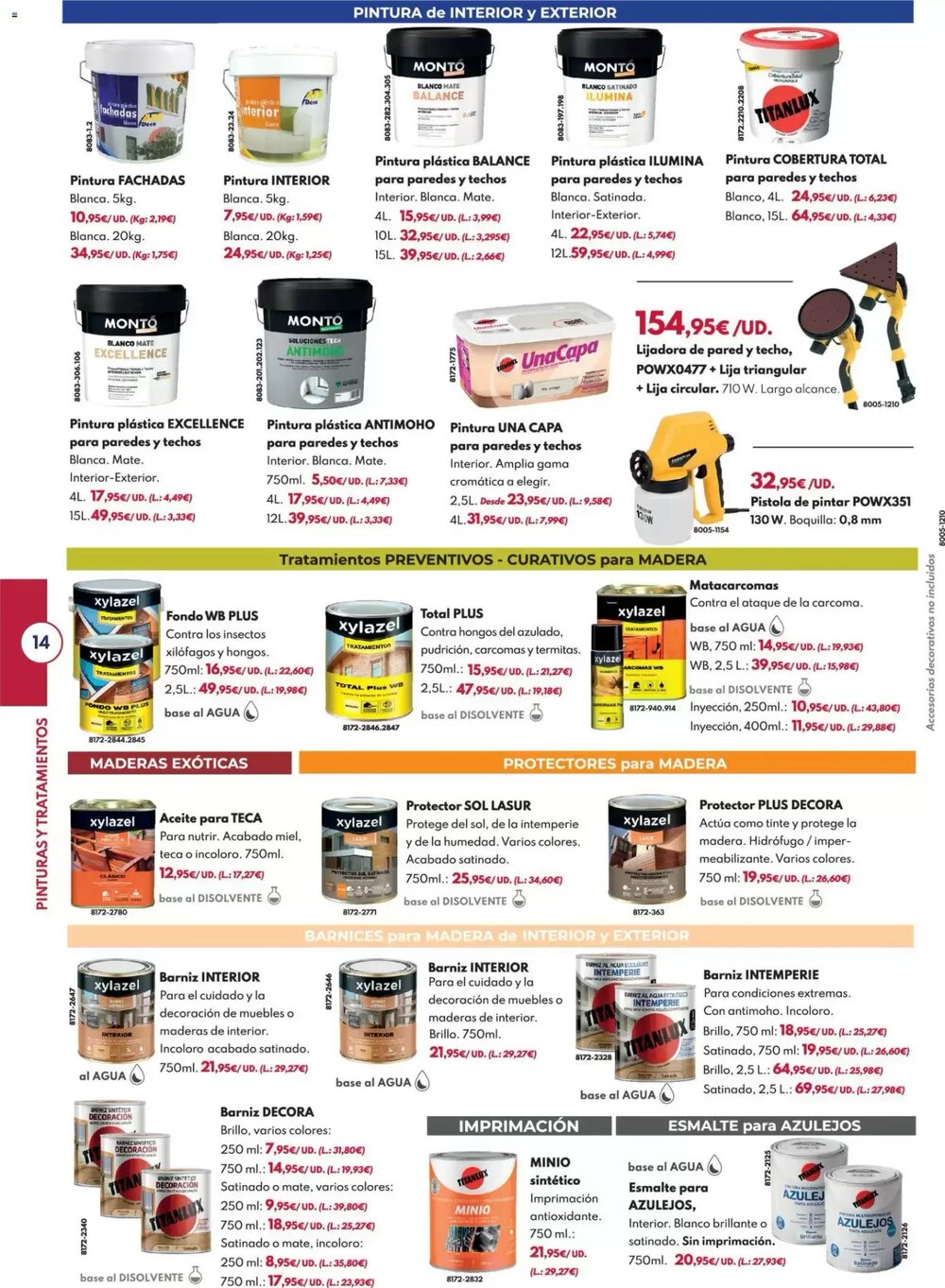 Folleto promocional de BricoCentro válido desde el 23/03/2026 - Página 14.