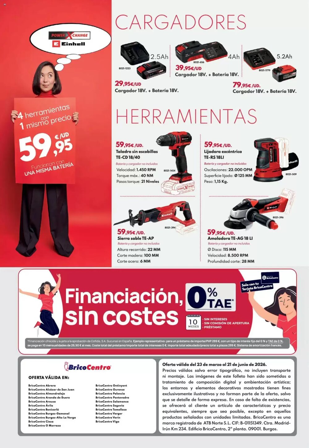 Folleto promocional de BricoCentro válido desde el 23/03/2026 - Página 24.