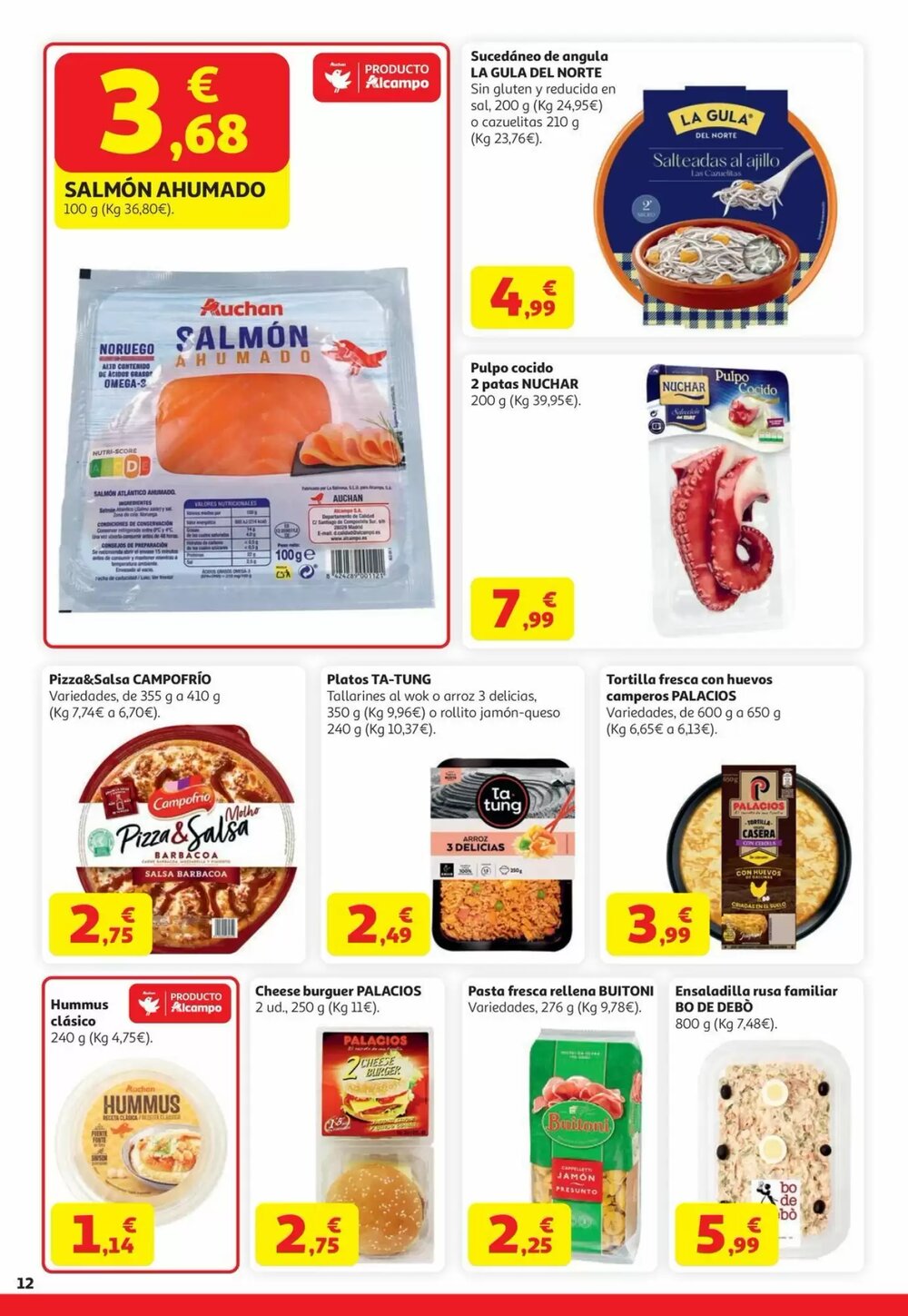 Folleto promocional de Alcampo válido desde el 22/04/2026 - Página 12.