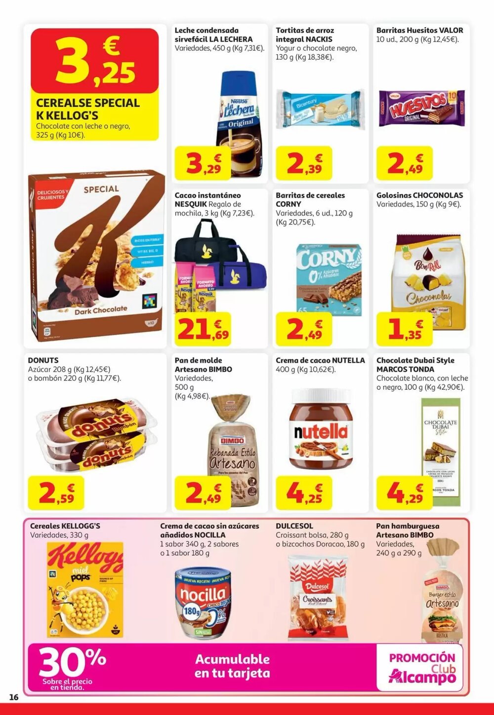 Folleto promocional de Alcampo válido desde el 22/04/2026 - Página 16.