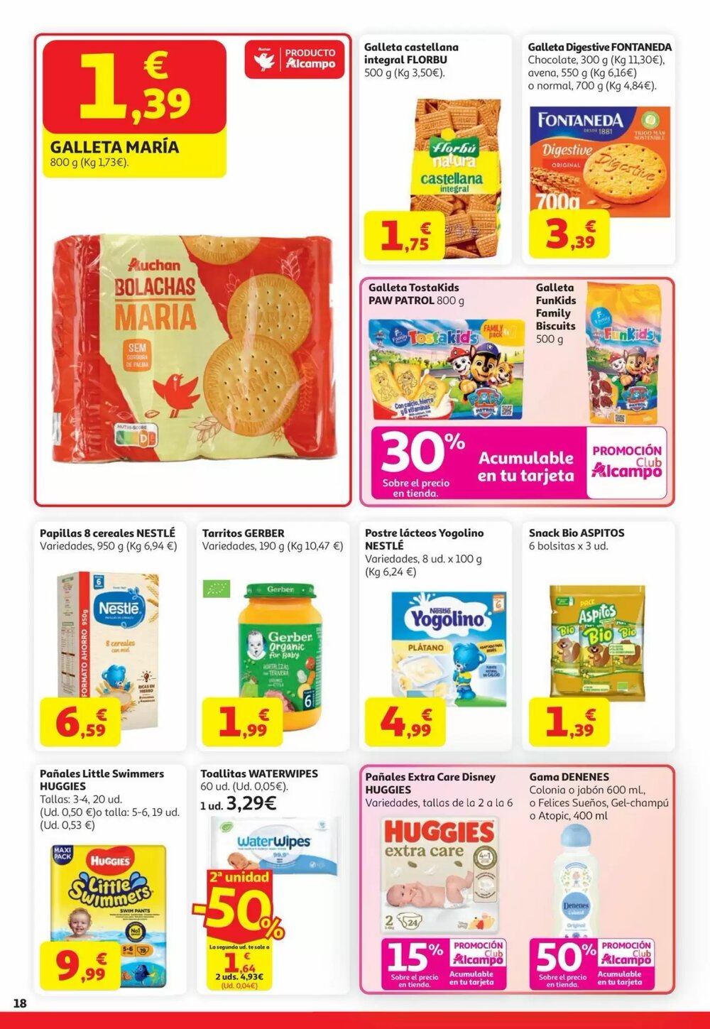 Folleto promocional de Alcampo válido desde el 22/04/2026 - Página 18.
