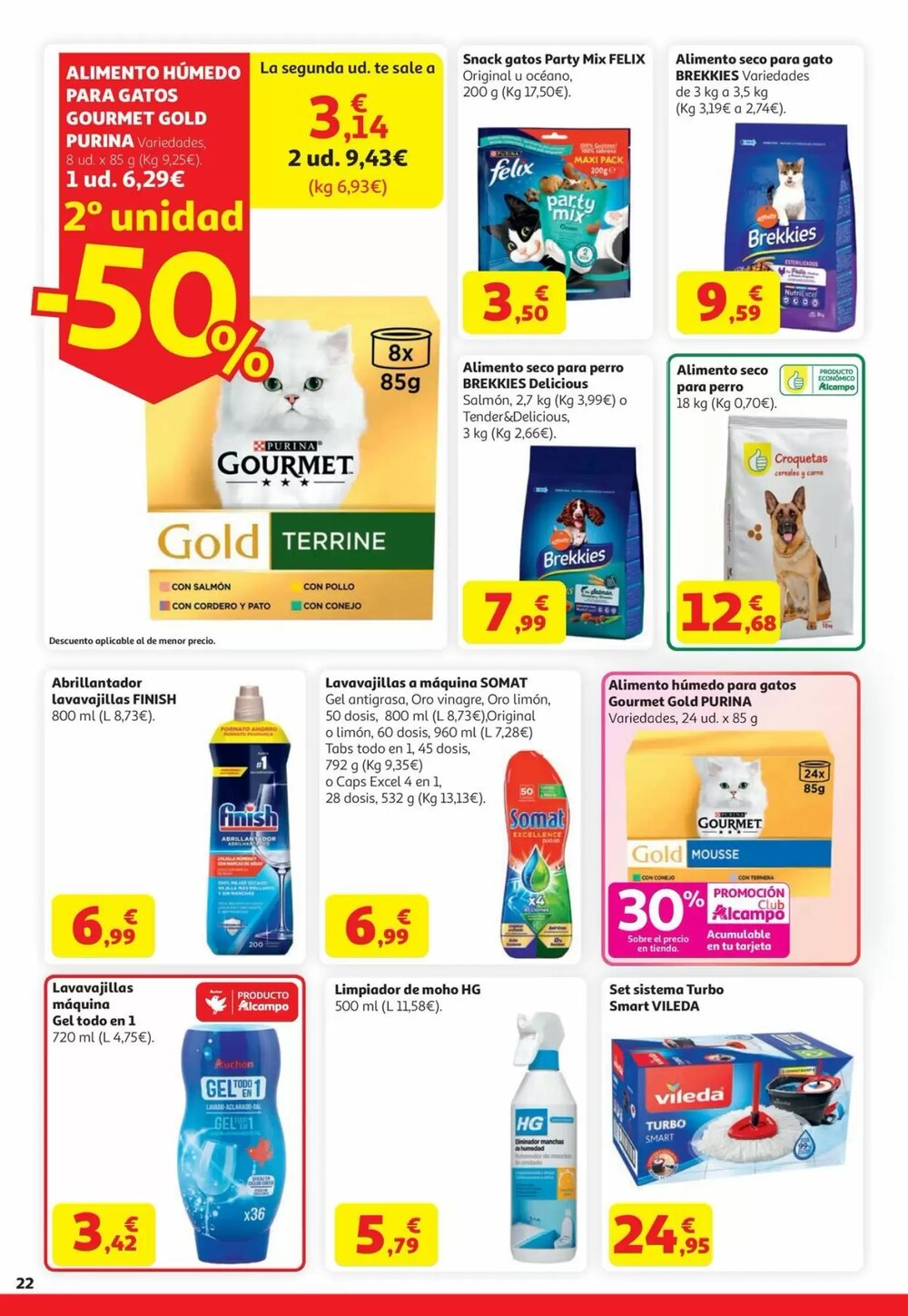 Folleto promocional de Alcampo válido desde el 22/04/2026 - Página 22.