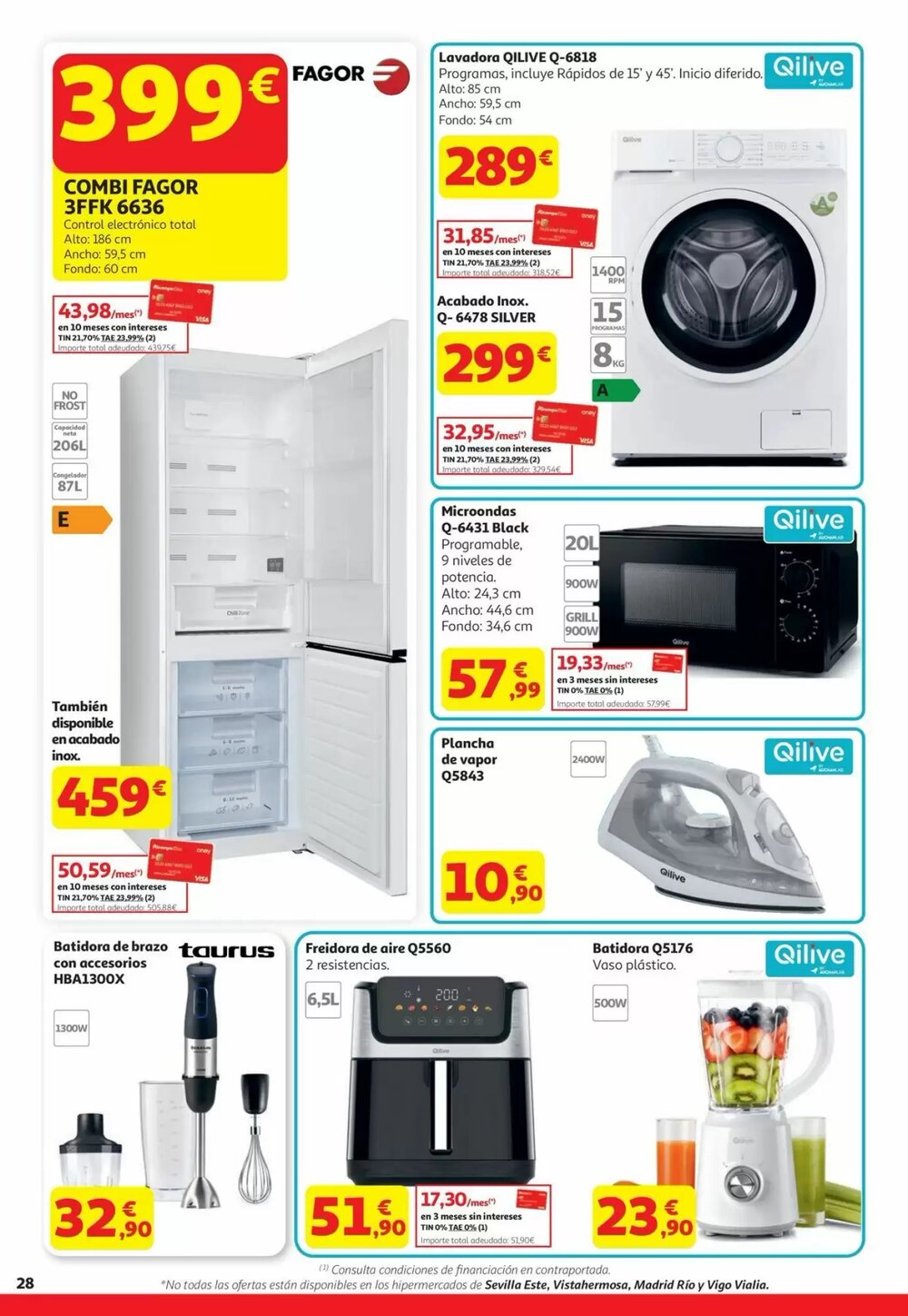 Folleto promocional de Alcampo válido desde el 22/04/2026 - Página 28.