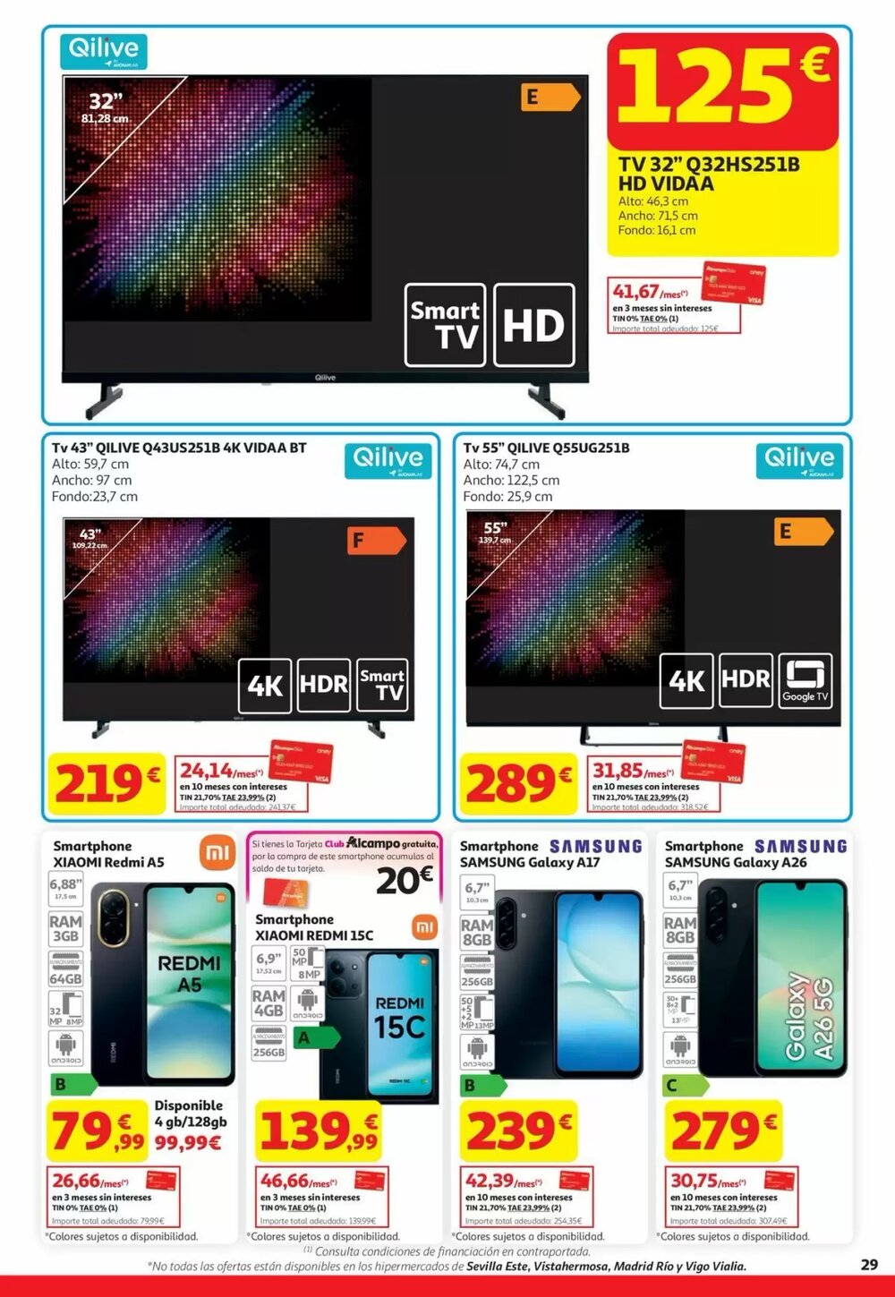 Folleto promocional de Alcampo válido desde el 22/04/2026 - Página 29.