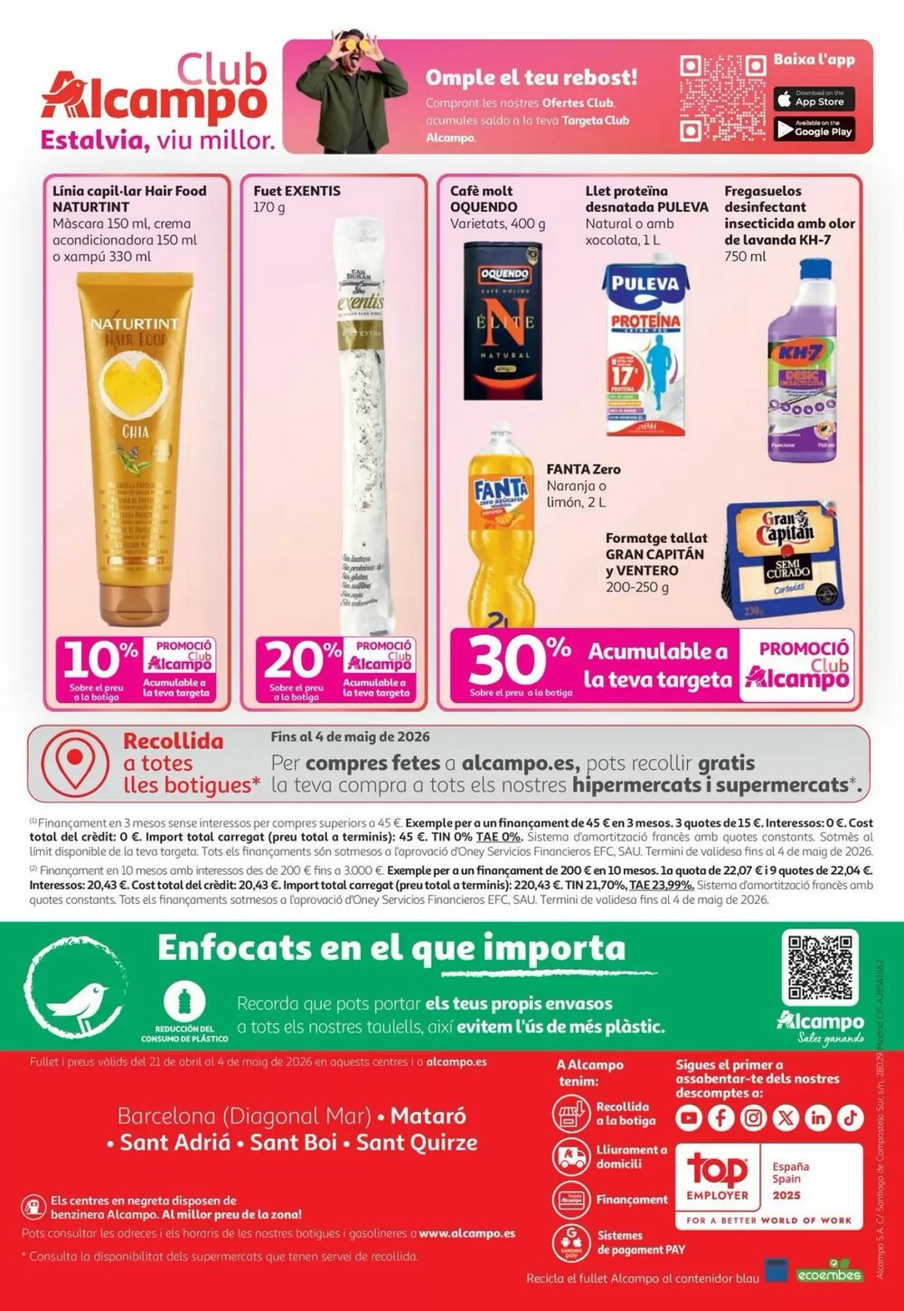 Folleto promocional de Alcampo válido desde el 22/04/2026 - Página 32.