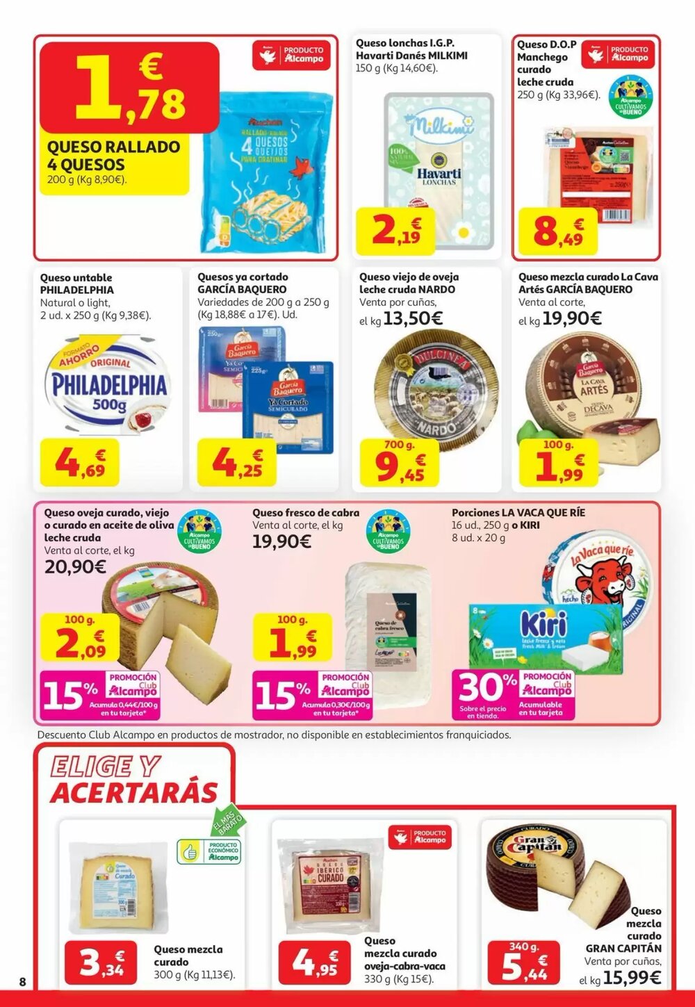 Folleto promocional de Alcampo válido desde el 22/04/2026 - Página 8.