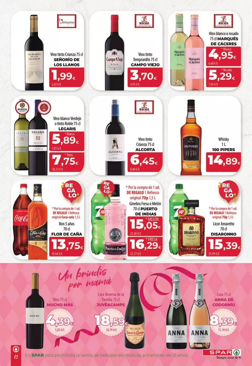 Folleto promocional de Spar Tenerife válido desde el 23/04/2026 - Página 13.