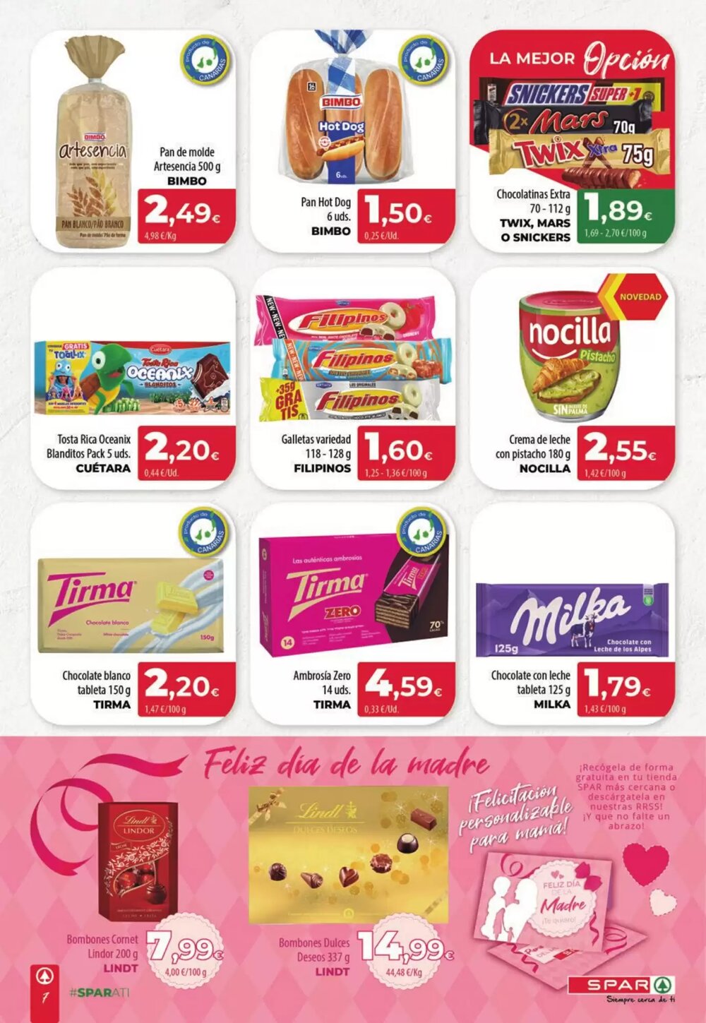 Folleto promocional de Spar Tenerife válido desde el 23/04/2026 - Página 7.