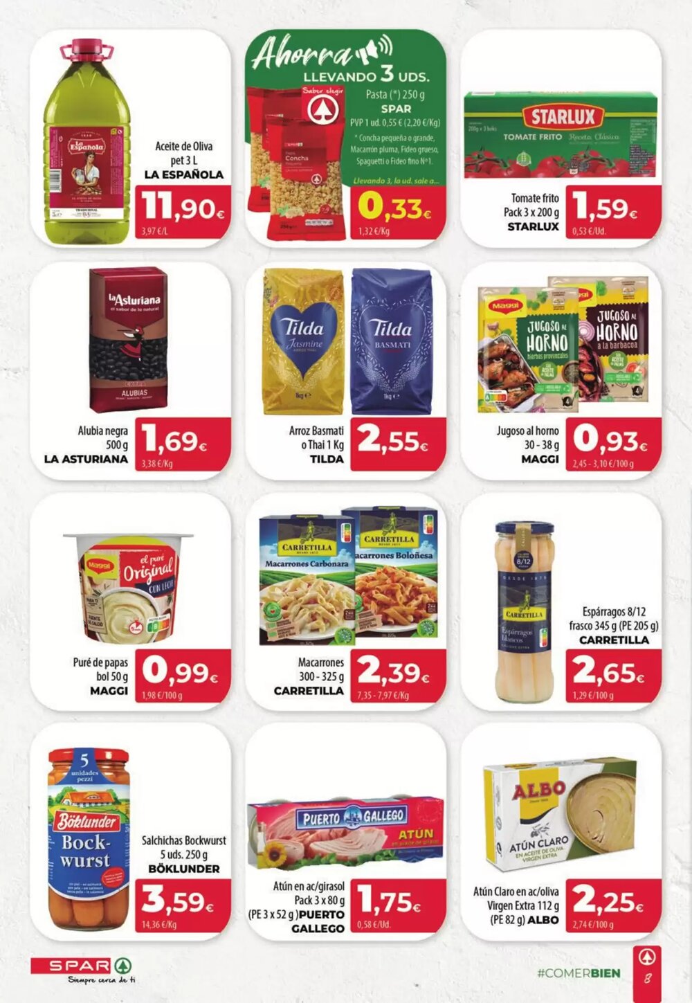 Folleto promocional de Spar Tenerife válido desde el 23/04/2026 - Página 8.