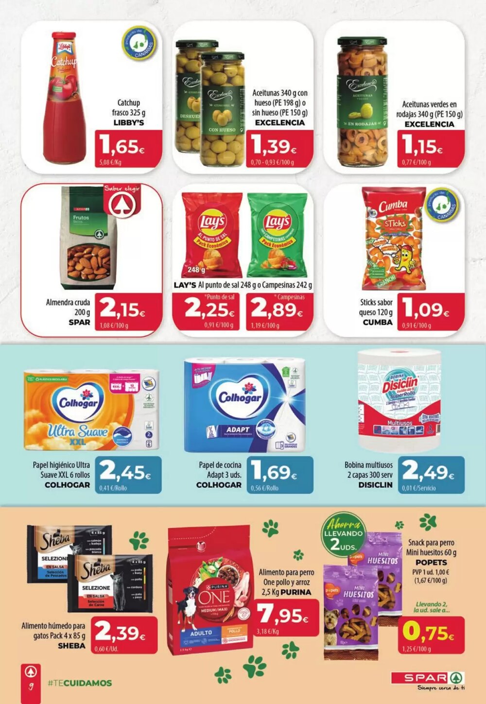 Folleto promocional de Spar Tenerife válido desde el 23/04/2026 - Página 9.