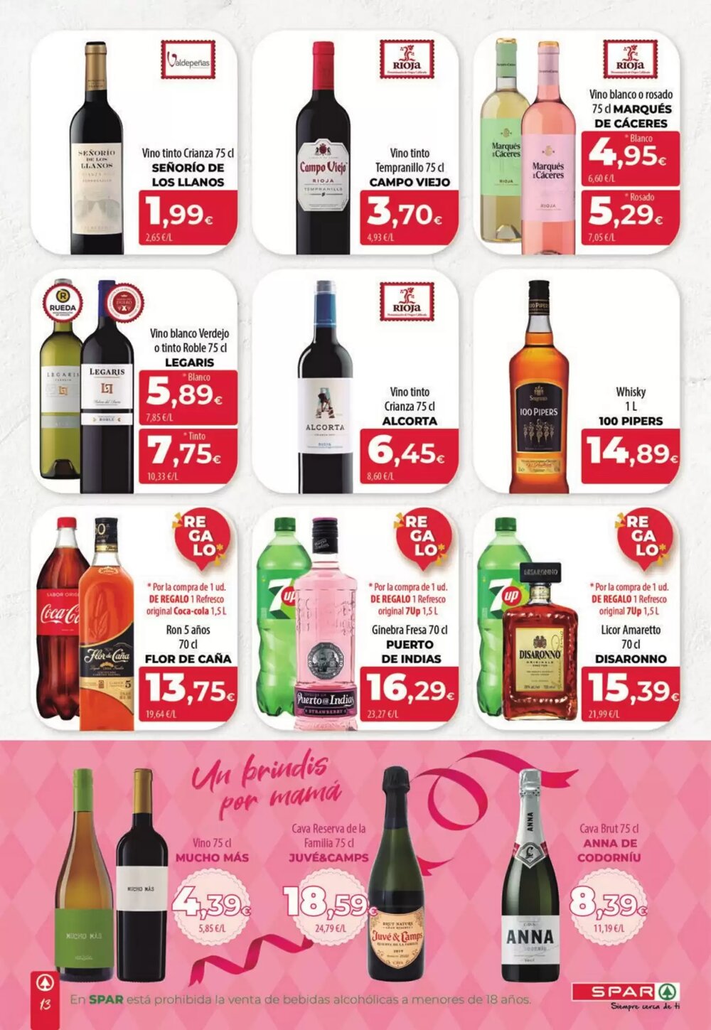 Folleto promocional de Spar válido desde el 23/04/2026 - Página 13.