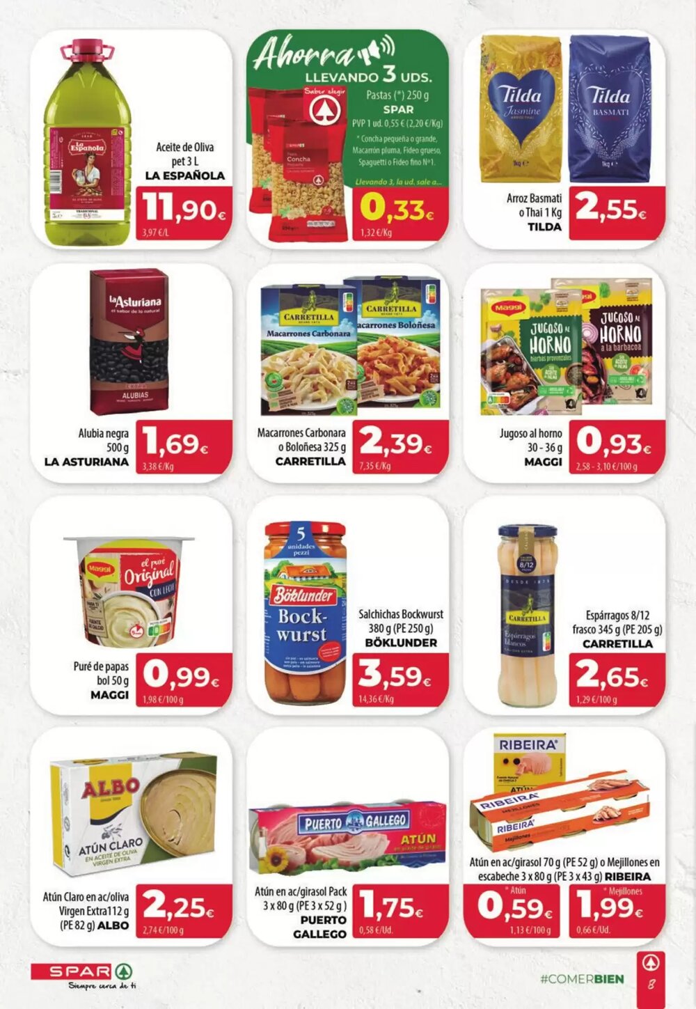 Folleto promocional de Spar válido desde el 23/04/2026 - Página 8.