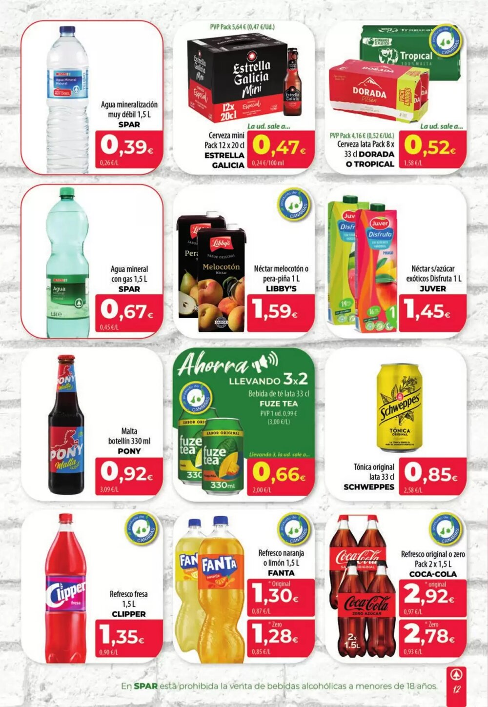 Folleto promocional de Spar La Palma válido desde el 23/04/2026 - Página 12.