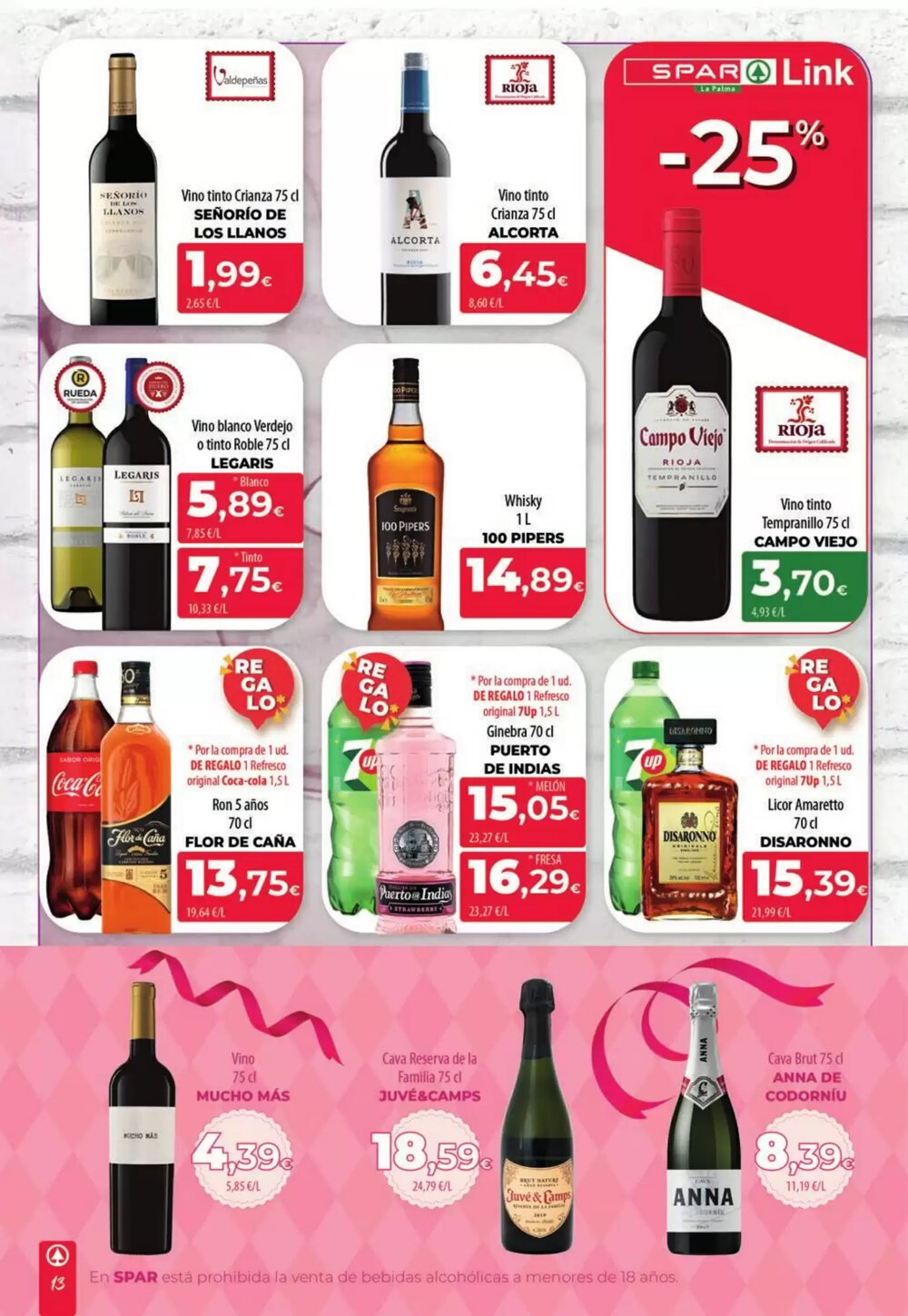 Folleto promocional de Spar La Palma válido desde el 23/04/2026 - Página 13.