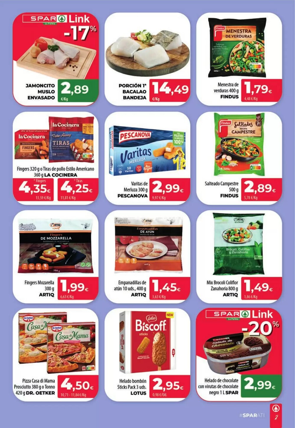 Folleto promocional de Spar La Palma válido desde el 23/04/2026 - Página 2.