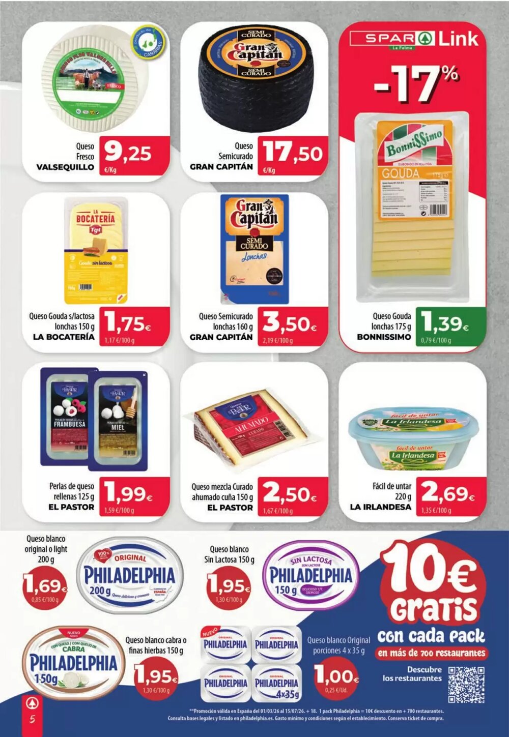 Folleto promocional de Spar La Palma válido desde el 23/04/2026 - Página 5.