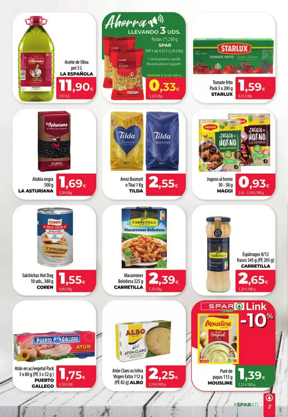 Folleto promocional de Spar La Palma válido desde el 23/04/2026 - Página 8.