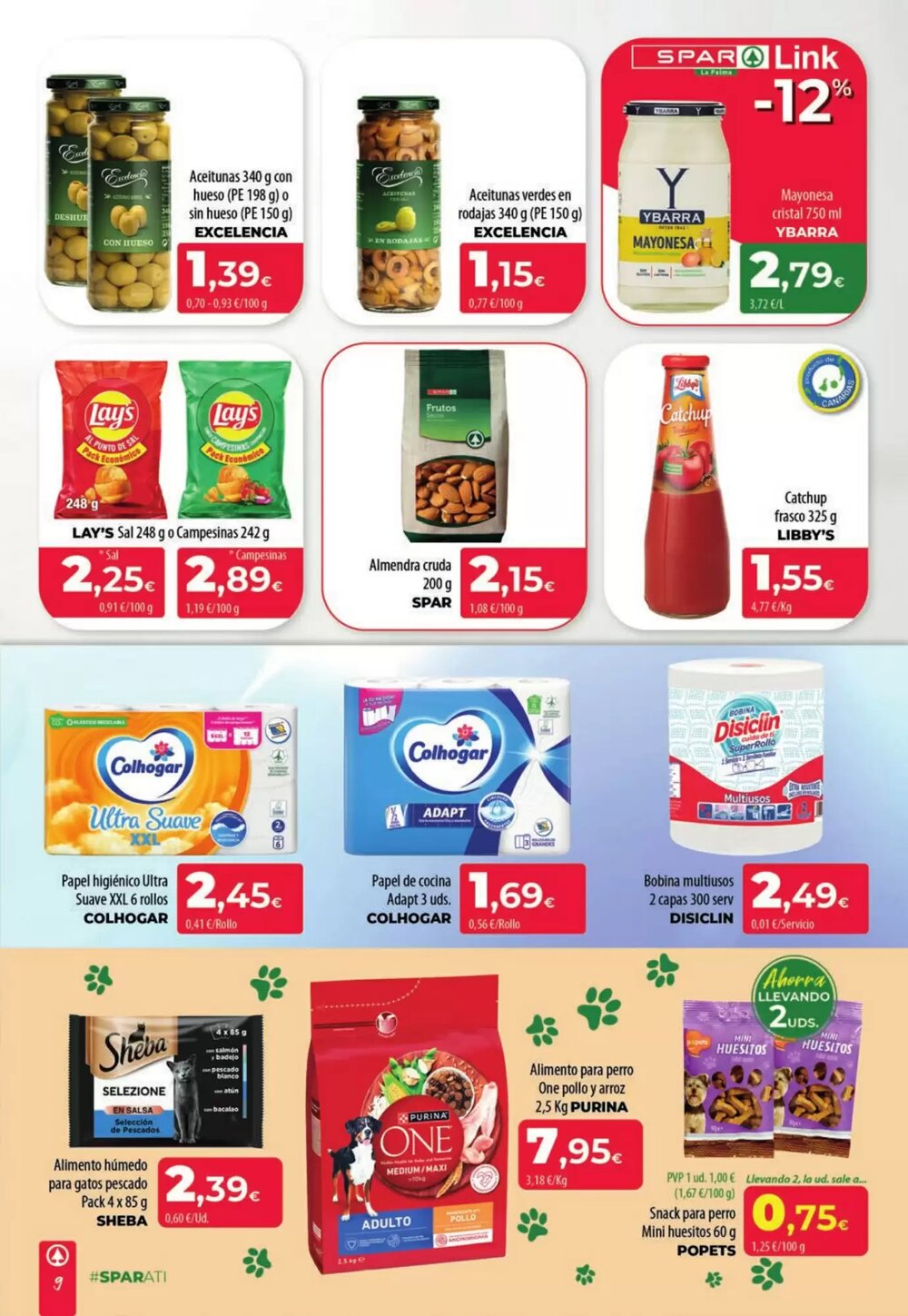 Folleto promocional de Spar La Palma válido desde el 23/04/2026 - Página 9.