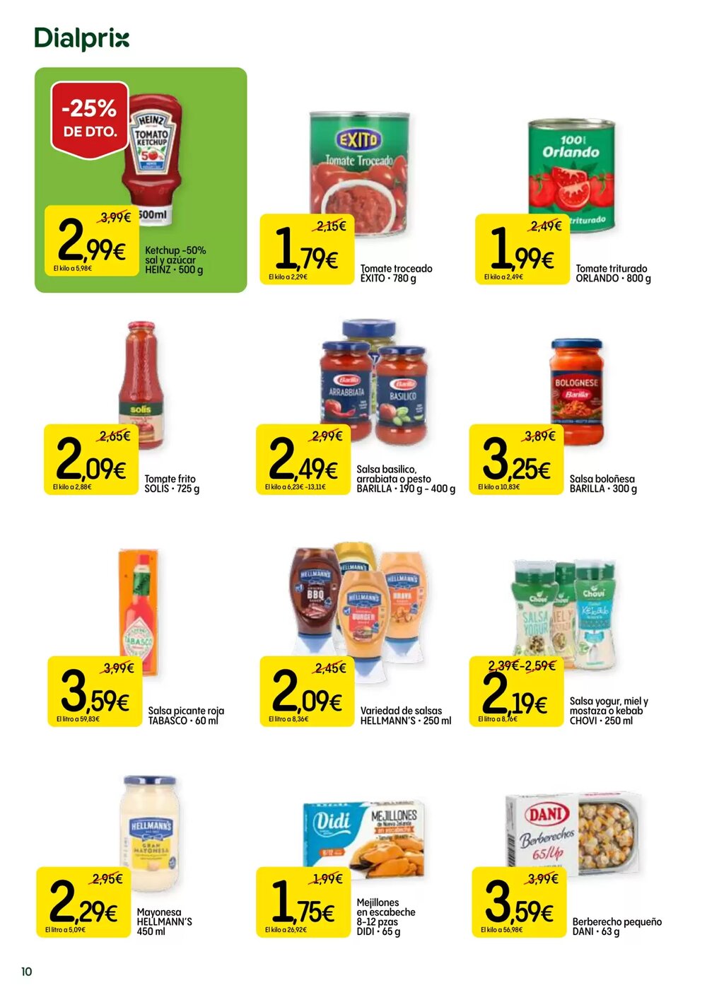 Folleto promocional de Dialprix válido desde el 23/04/2026 - Página 10.