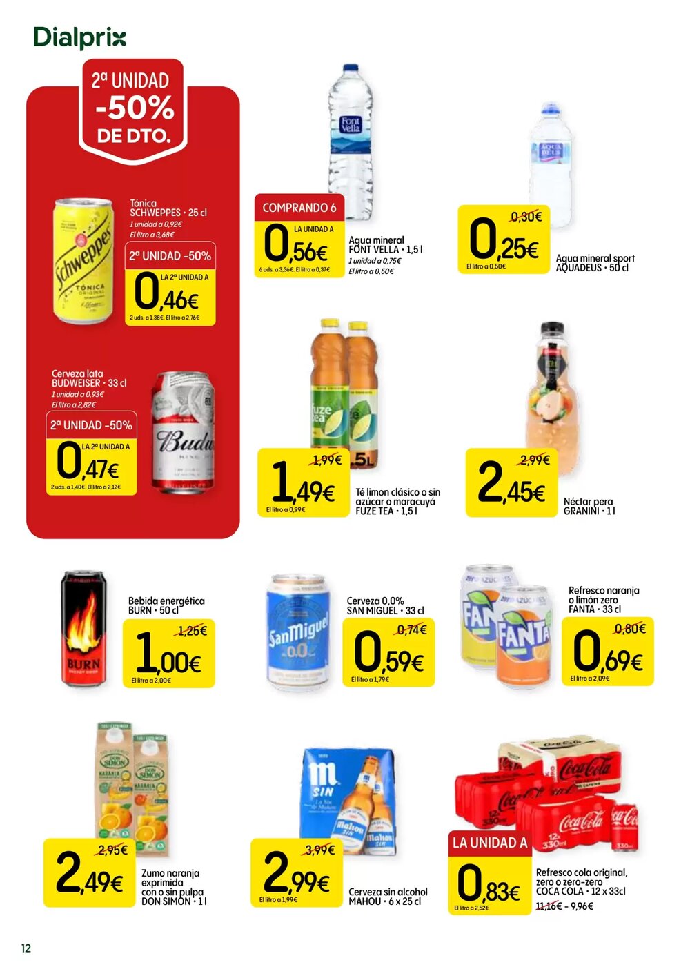 Folleto promocional de Dialprix válido desde el 23/04/2026 - Página 12.