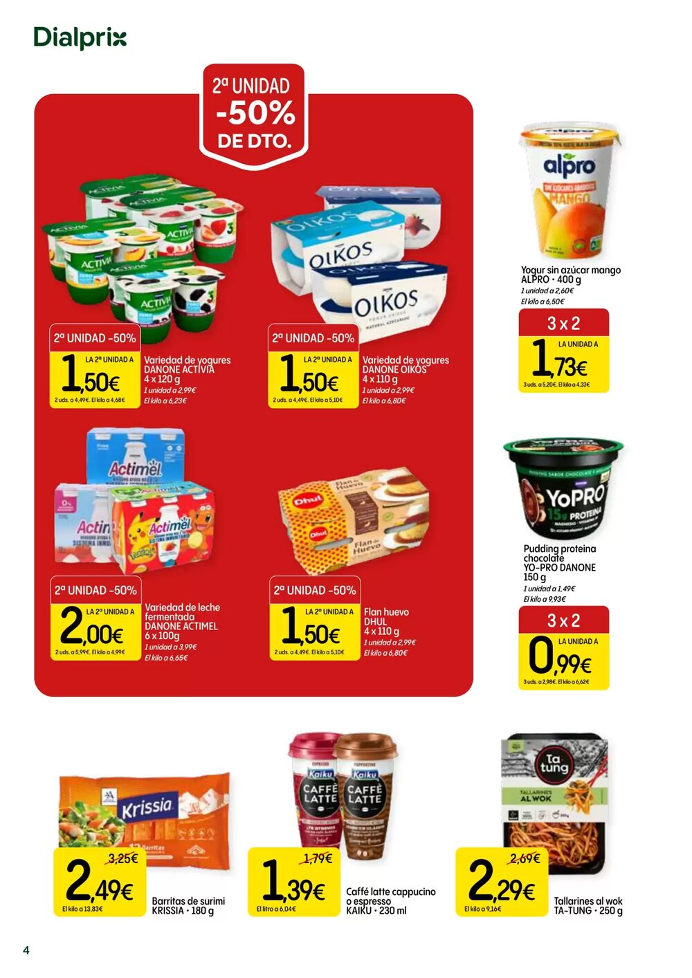 Folleto promocional de Dialprix válido desde el 23/04/2026 - Página 4.