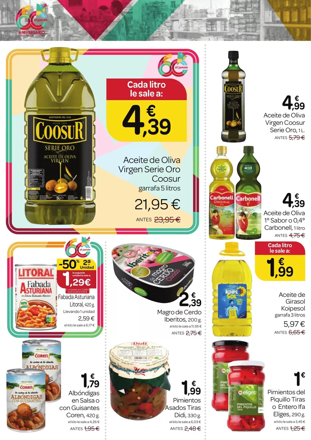 Folleto promocional de Supermercados El Jamón válido desde el 23/04/2026 - Página 12.