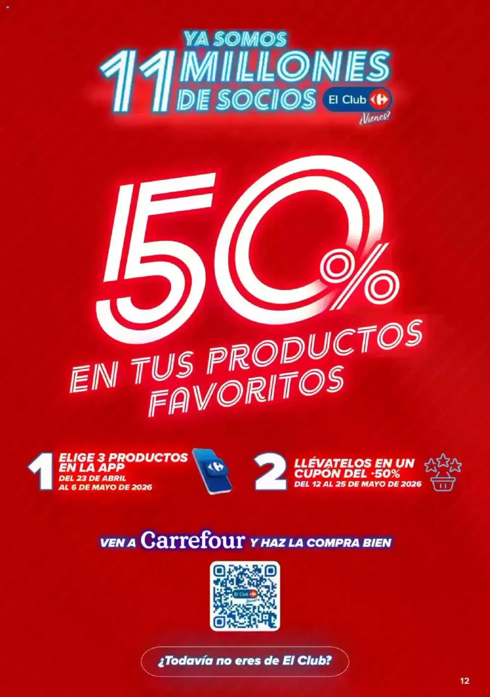 Folleto promocional de Carrefour válido desde el 23/04/2026 - Página 12.