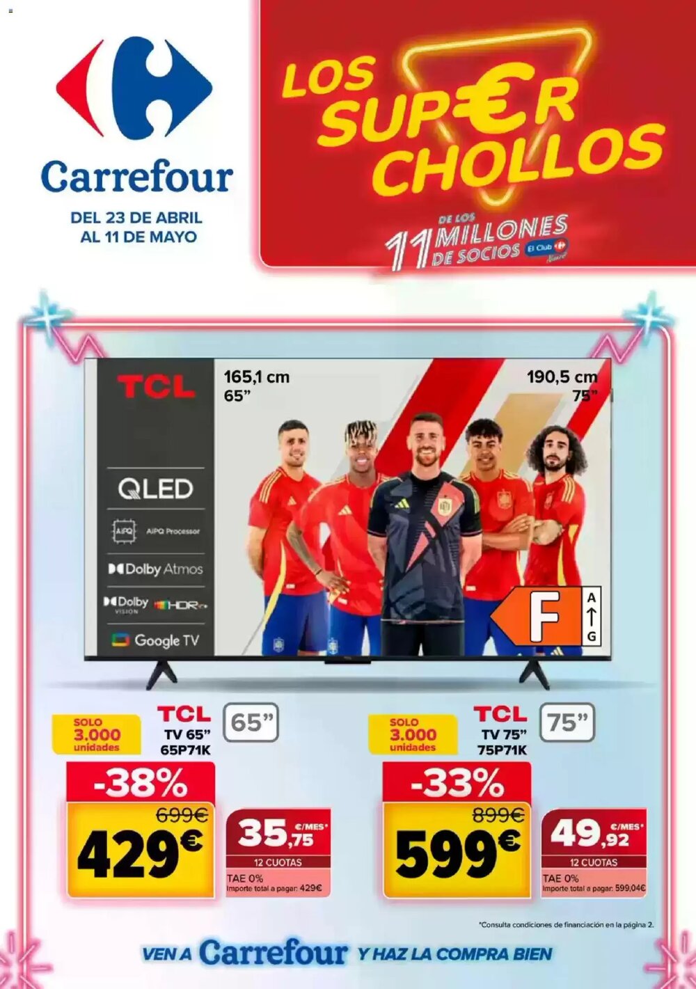Folleto promocional de Carrefour válido desde el 23/04/2026 - Página 1.