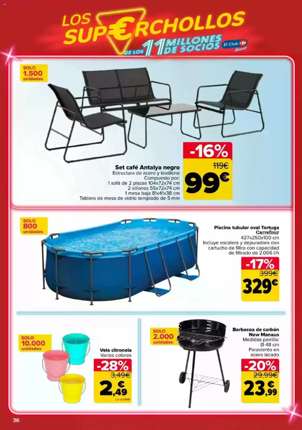 Folleto promocional de Carrefour válido desde el 23/04/2026 - Página 36.