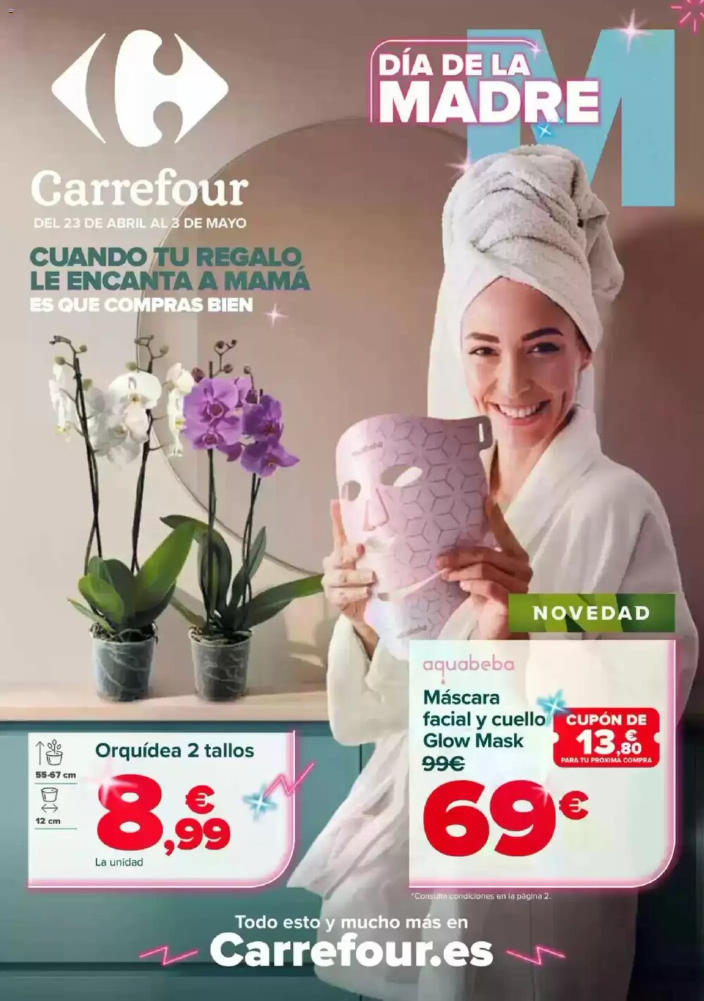 Folleto promocional de Carrefour válido desde el 23/04/2026 - Página 1.