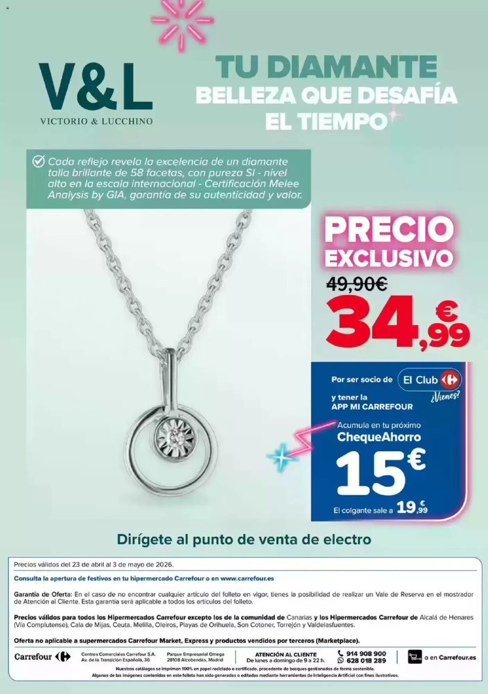 Folleto promocional de Carrefour válido desde el 23/04/2026 - Página 62.