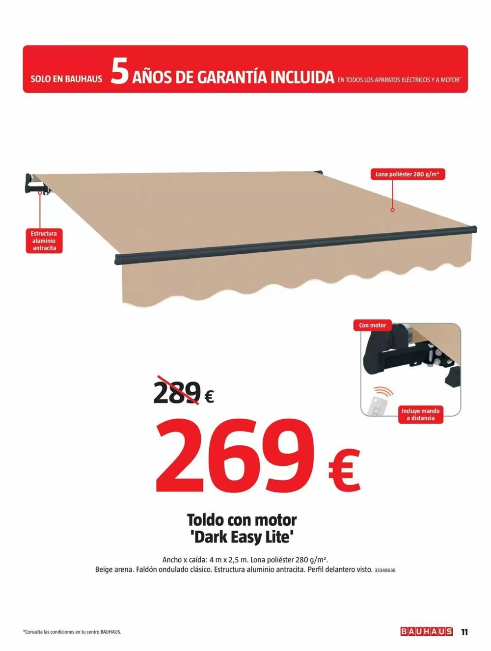 Folleto promocional de Bauhaus válido desde el 23/04/2026 - Página 11.