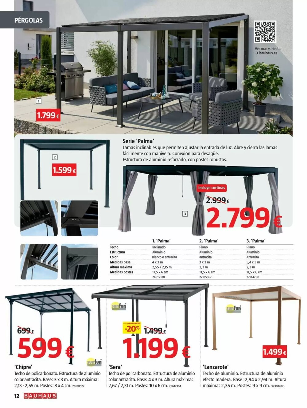 Folleto promocional de Bauhaus válido desde el 23/04/2026 - Página 12.
