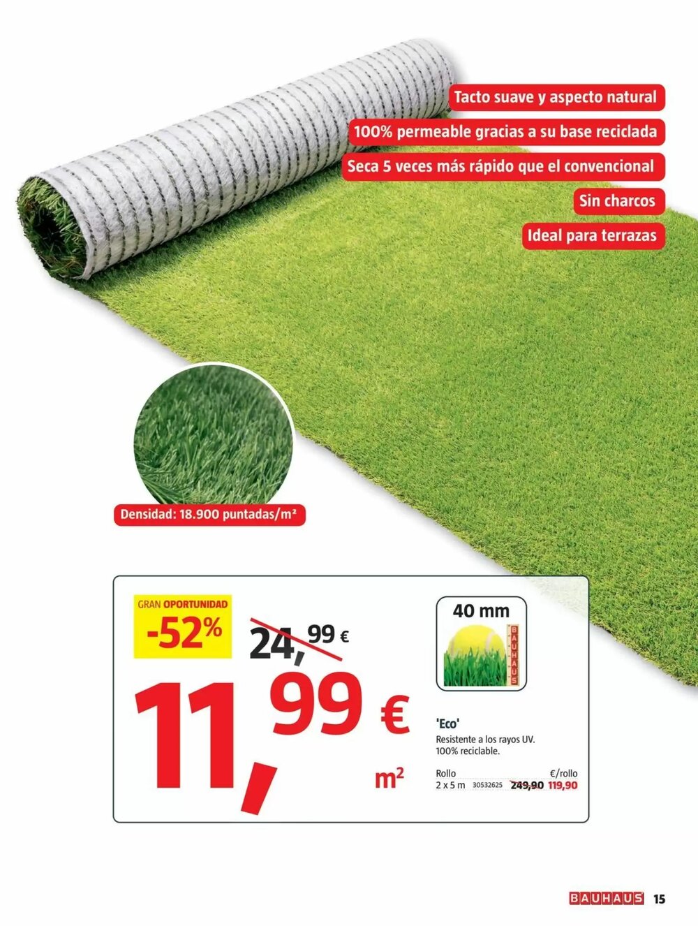 Folleto promocional de Bauhaus válido desde el 23/04/2026 - Página 15.