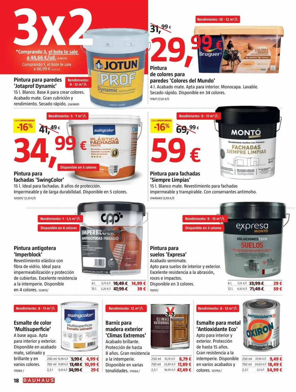 Folleto promocional de Bauhaus válido desde el 23/04/2026 - Página 18.