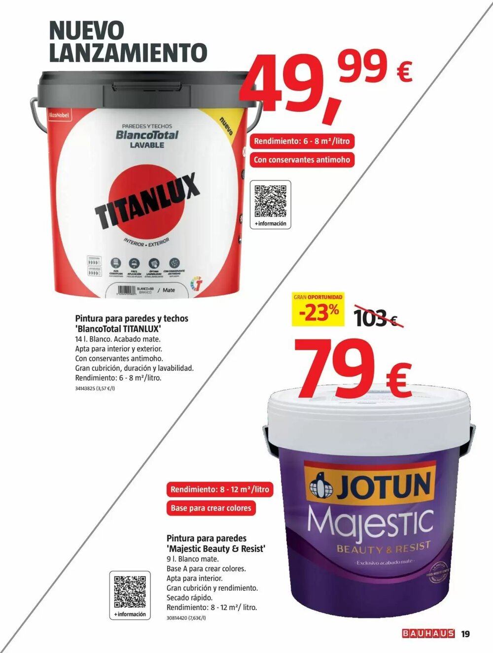Folleto promocional de Bauhaus válido desde el 23/04/2026 - Página 19.
