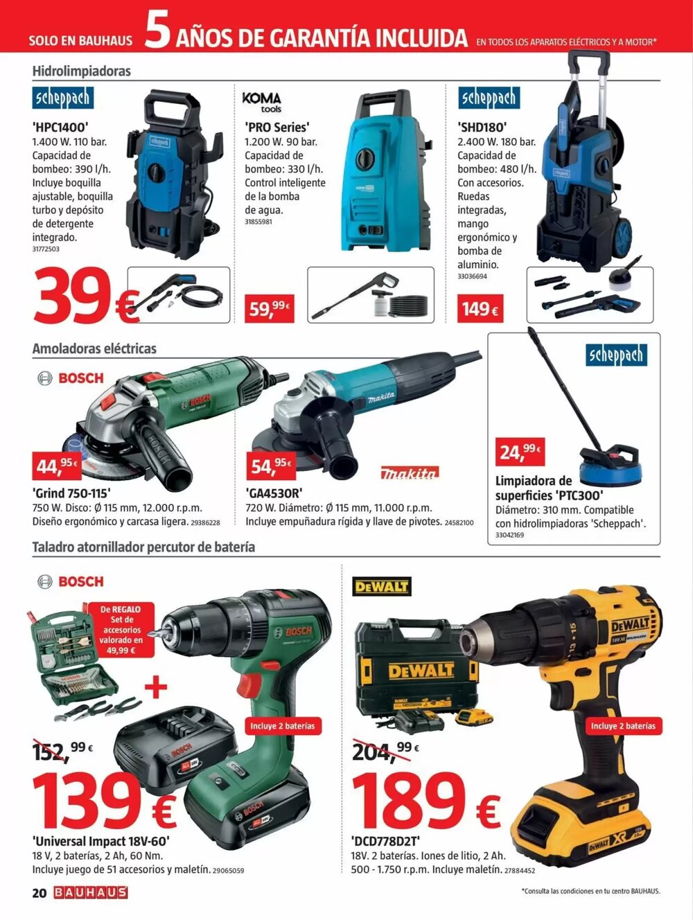 Folleto promocional de Bauhaus válido desde el 23/04/2026 - Página 20.