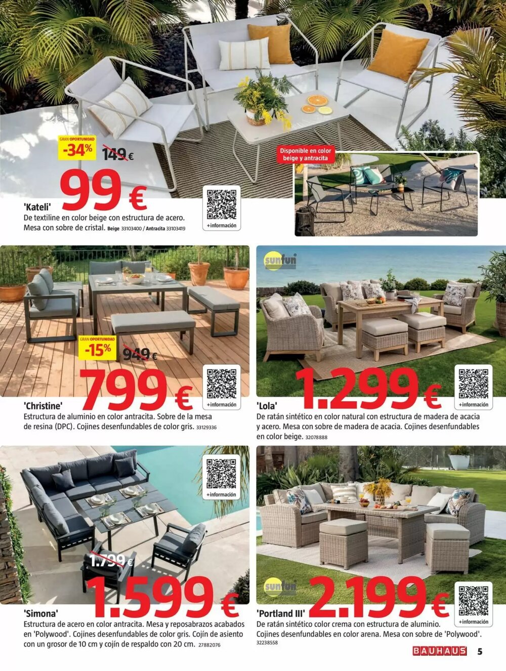 Folleto promocional de Bauhaus válido desde el 23/04/2026 - Página 5.