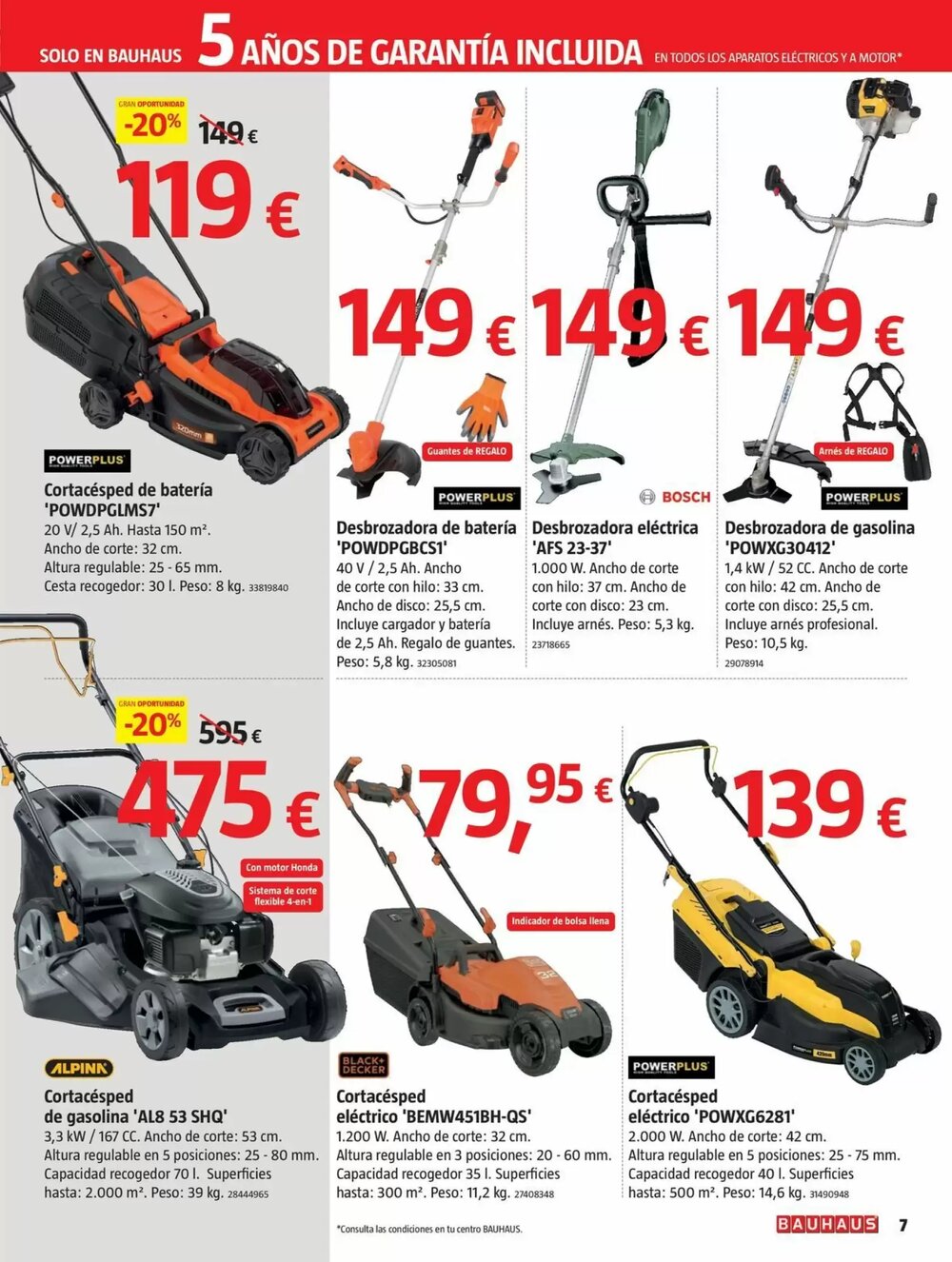 Folleto promocional de Bauhaus válido desde el 23/04/2026 - Página 7.