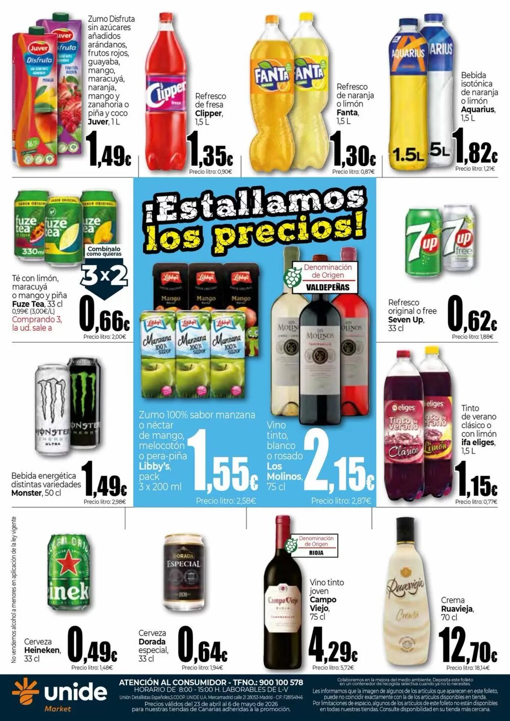 Folleto promocional de Unide Market válido desde el 23/04/2026 - Página 8.