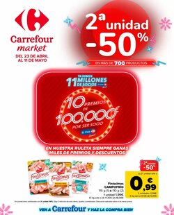 Folleto promocional de Carrefour Market válido desde el 23/04/2026