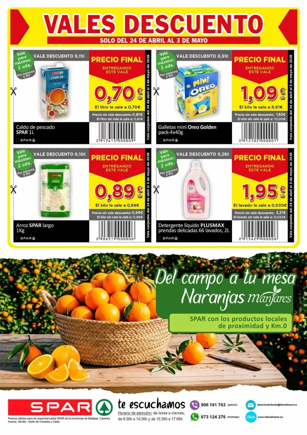 Folleto promocional de Spar válido desde el 24/04/2026 - Página 2.