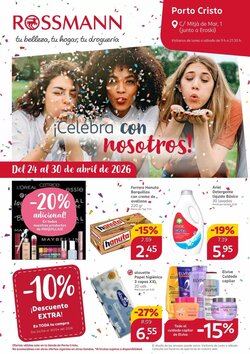 Folleto promocional de Rossmann válido desde el 24/04/2026