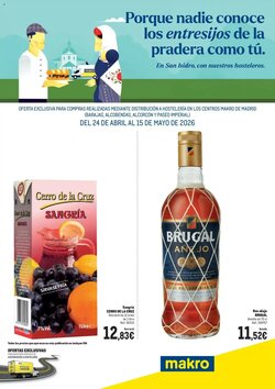 Folleto promocional de Makro válido desde el 24/04/2026