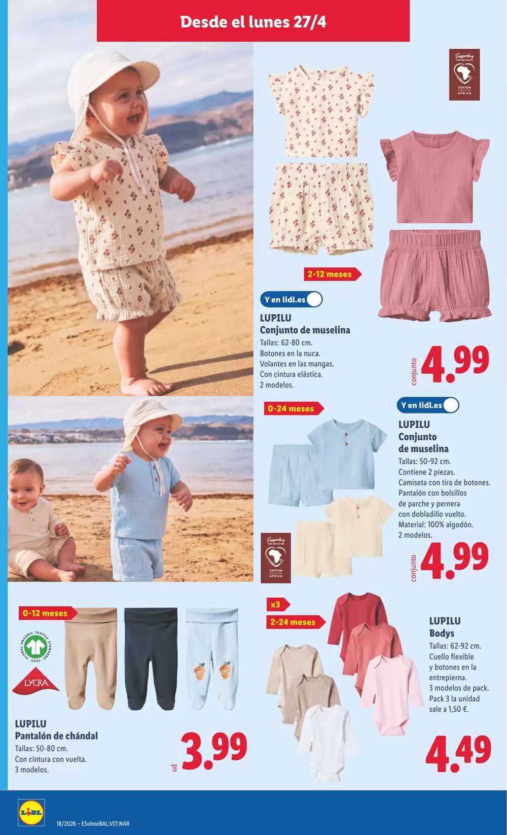 Folleto promocional de Lidl válido desde el 27/04/2026 - Página 18.