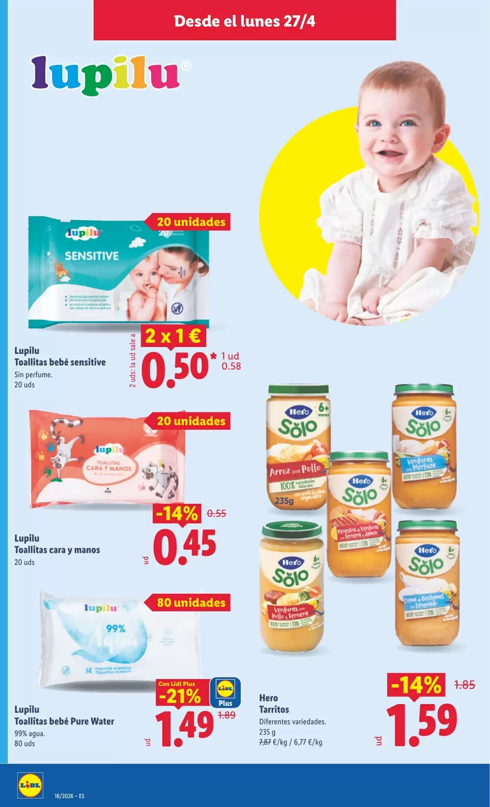 Folleto promocional de Lidl válido desde el 27/04/2026 - Página 20.
