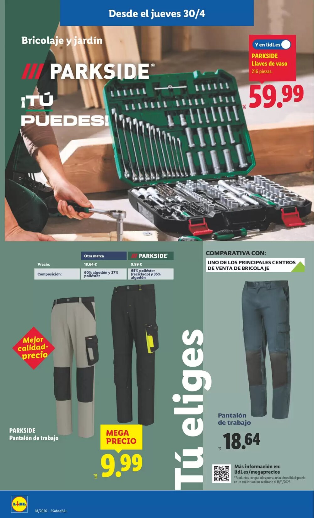 Folleto promocional de Lidl válido desde el 27/04/2026 - Página 22.