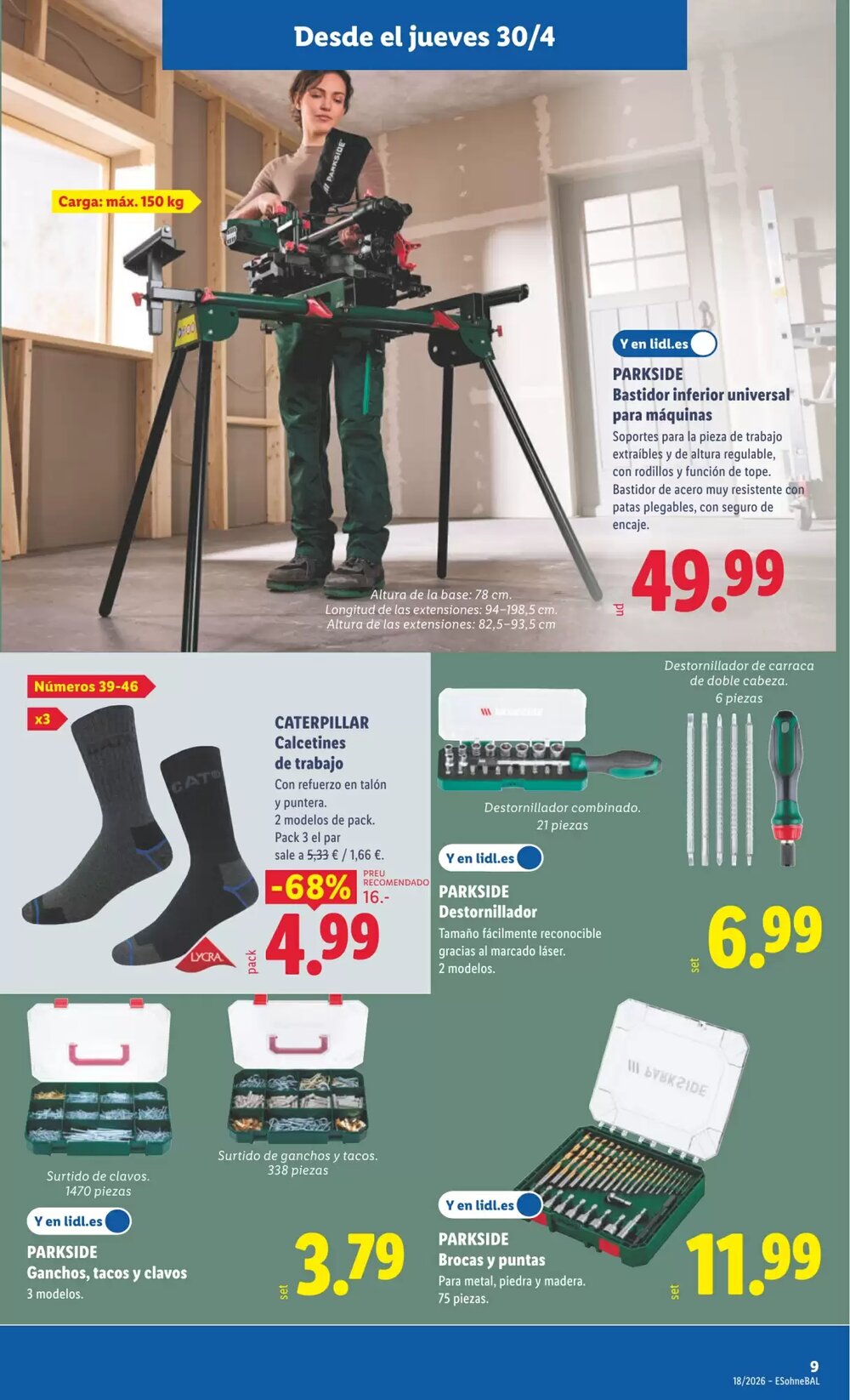 Folleto promocional de Lidl válido desde el 27/04/2026 - Página 23.