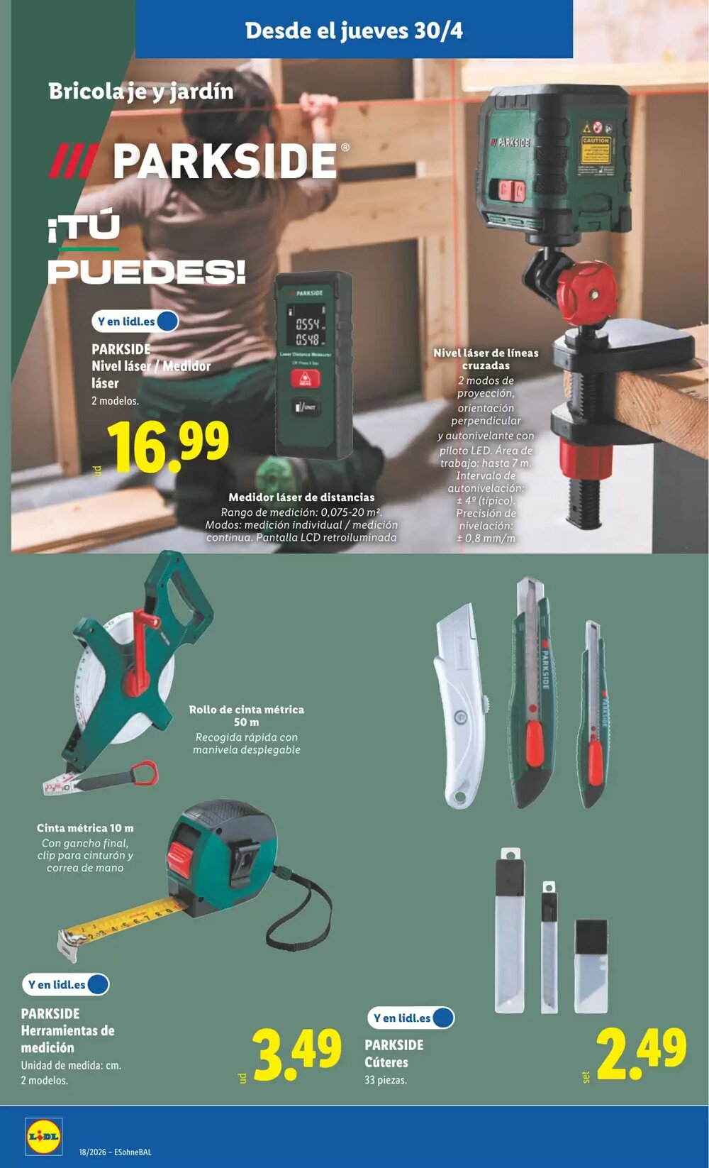 Folleto promocional de Lidl válido desde el 27/04/2026 - Página 26.