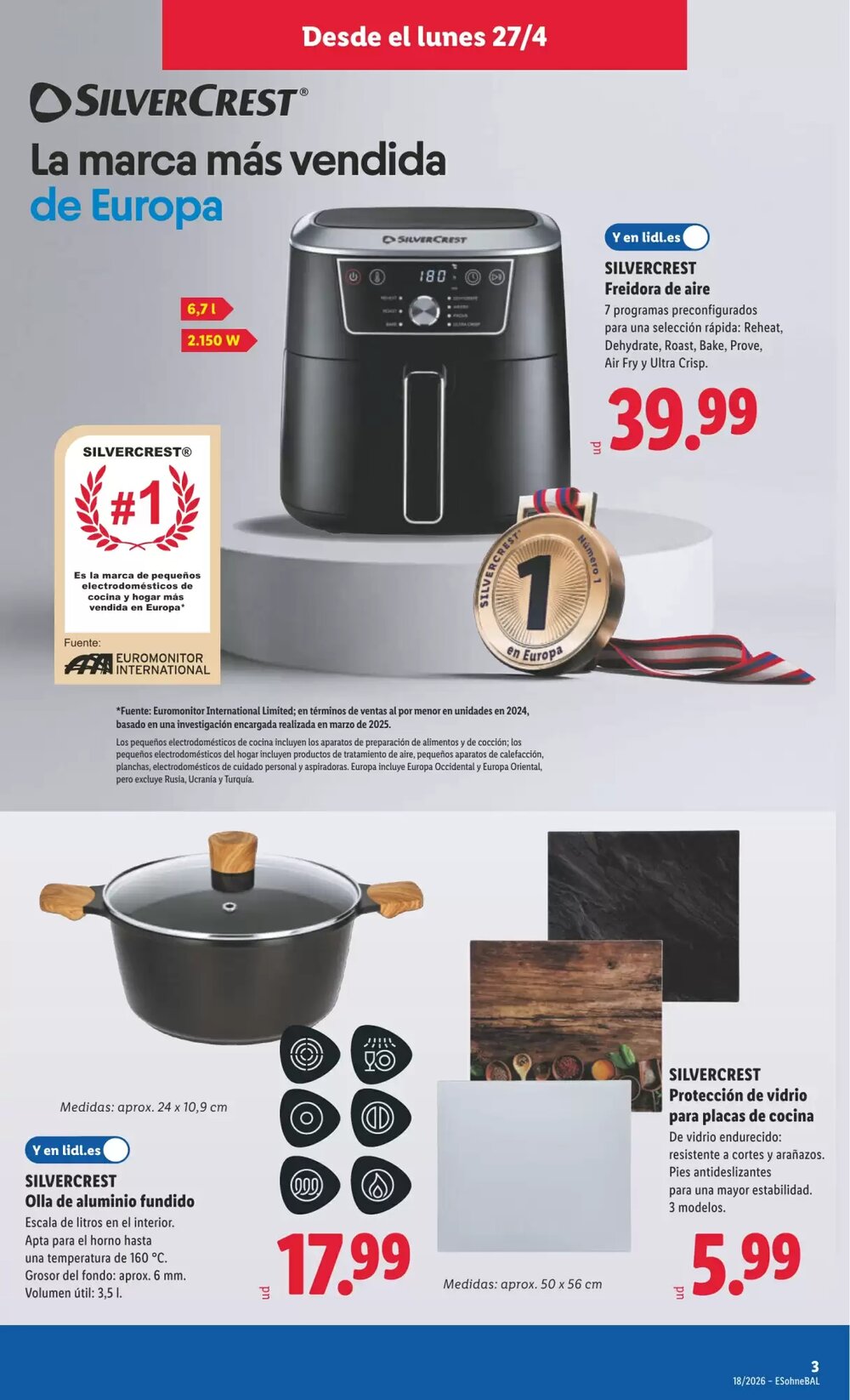 Folleto promocional de Lidl válido desde el 27/04/2026 - Página 7.